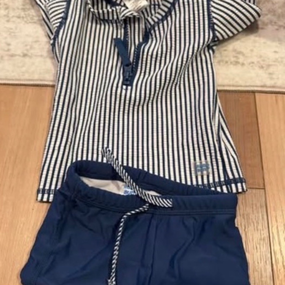 Rugged Butts 6-12 months rashguard and bottoms